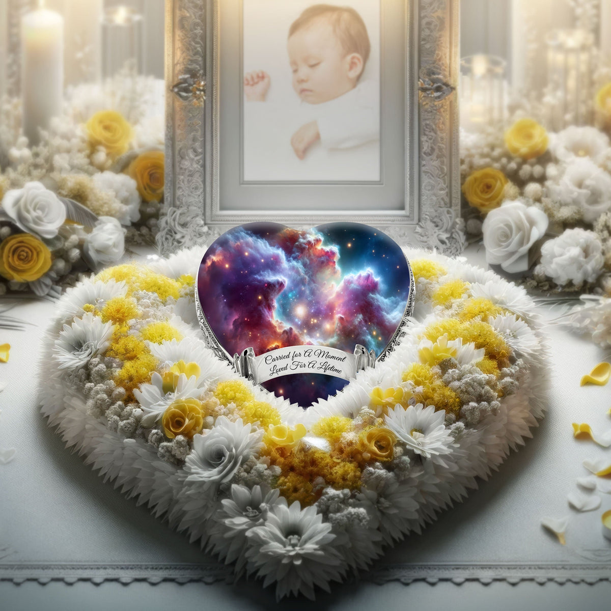 Eternal Elegance Urns for Babies Cosmic Galaxy Baby or Child Cremation Urn