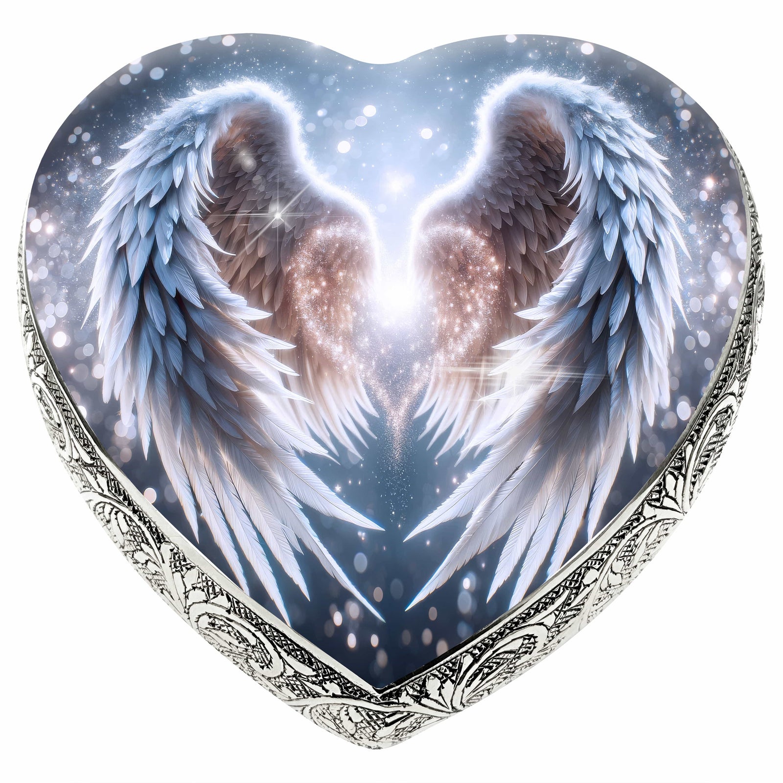 Eternal Elegance Urns for Babies Keepsake White Angel Embrace Baby or Child Cremation Urn