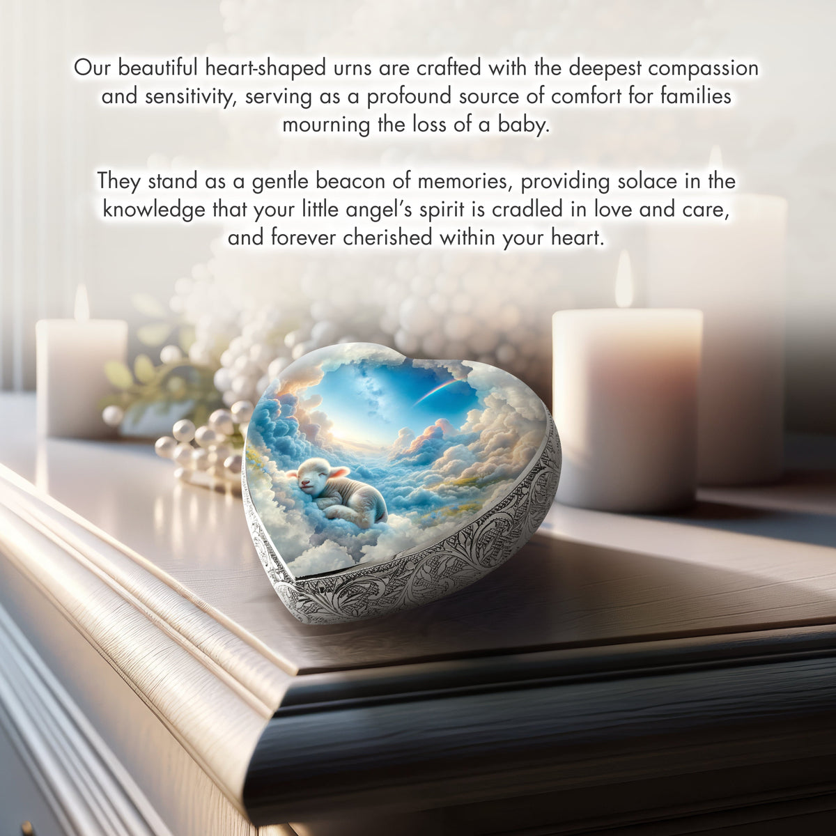 Eternal Elegance Urns for Babies Lamb of God Baby or Child Cremation Urn