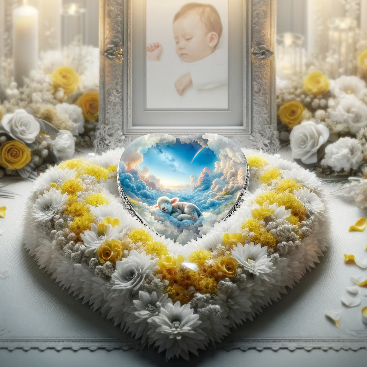 Eternal Elegance Urns for Babies Lamb of God Baby or Child Cremation Urn