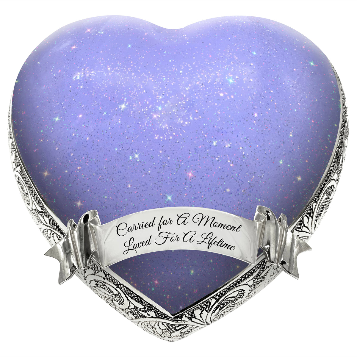 Eternal Elegance Urns for Babies Sparkly Purple Baby or Child Cremation Urn