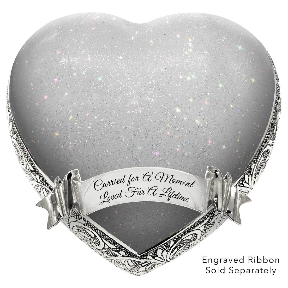 Eternal Elegance Urns for Babies Sparkly White Baby or Child Cremation Urn