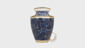 Marble Elegance Blue Cremation Urns