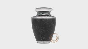 Marble Elegance Black Cremation Urns
