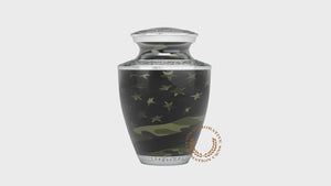 Traditional Camouflage Cremation Urns
