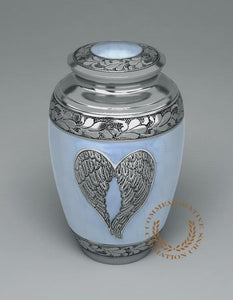Blue Loving Angel Cremation Urns
