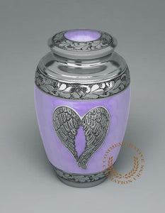 Purple Loving Angel Cremation Urns
