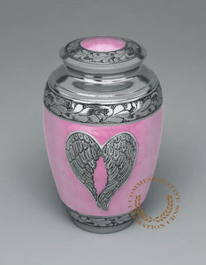 Pink Loving Angel Cremation Urns