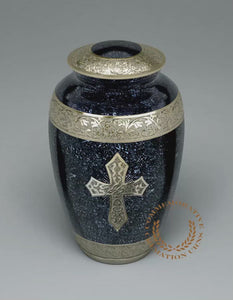 Love of Christ Black Cross Cremation Urns