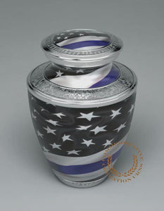 Thin Blue Line Police Cremation Urns