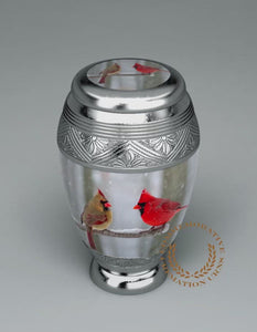 Cozy Cardinal Cremation Urns Commemorative