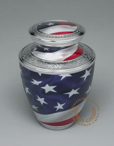 Gaia American Flag Urns Commemorative