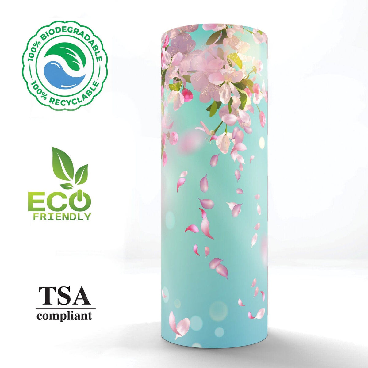 Commemorative Cremation Urns Along the Breeze Biodegradable & Eco Friendly Burial or Scattering Urn / Tube
