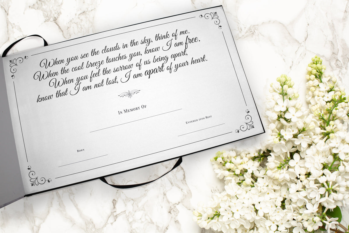 Commemorative Cremation Urns Bald Eagle Matching Themed 'Celebration of Life' Guest Book for Funeral or Memorial Service