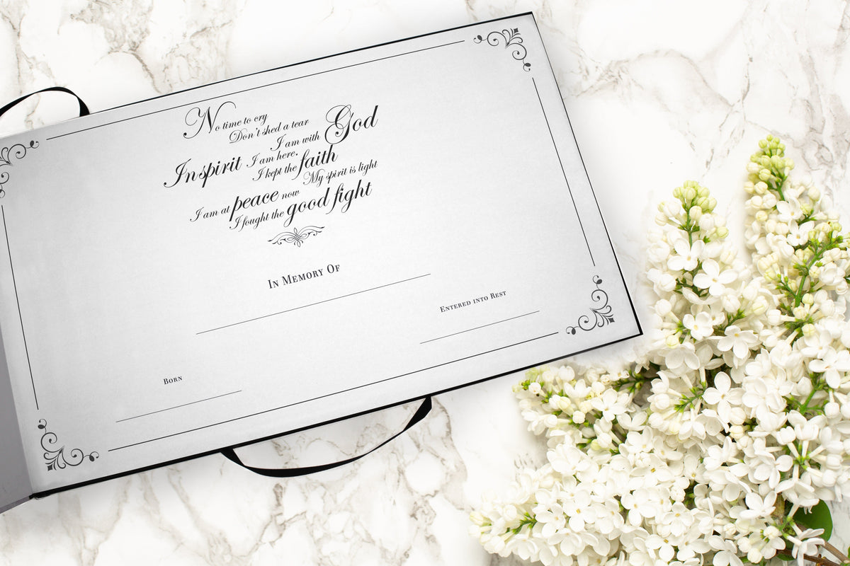 Commemorative Cremation Urns Coast Guard Matching Themed 'Celebration of Life' Guest Book for Funeral or Memorial Service