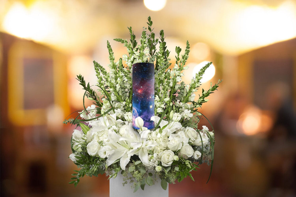 Commemorative Cremation Urns Cosmic - Biodegradable & Eco Friendly Burial or Scattering Urn / Tube