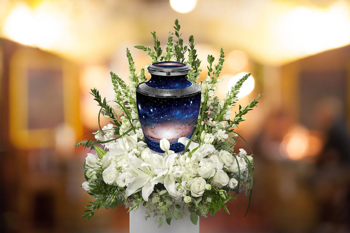 Commemorative Cremation Urns Cosmic Milky Way Cremation Urn