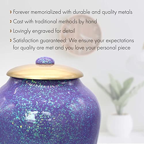 Commemorative Cremation Urns Cosmic Shimmering Light Cremation Urn