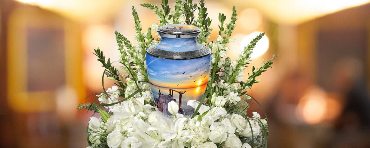 Commemorative Cremation Urns Dock of the Bay Cremation Urn