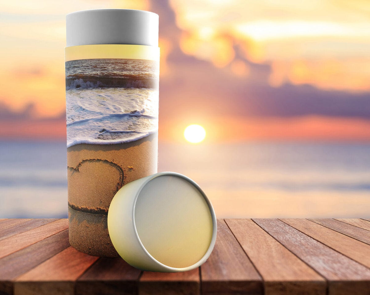 Commemorative Cremation Urns Endless Summer - Biodegradable & Eco Friendly Burial or Scattering Urn / Tube