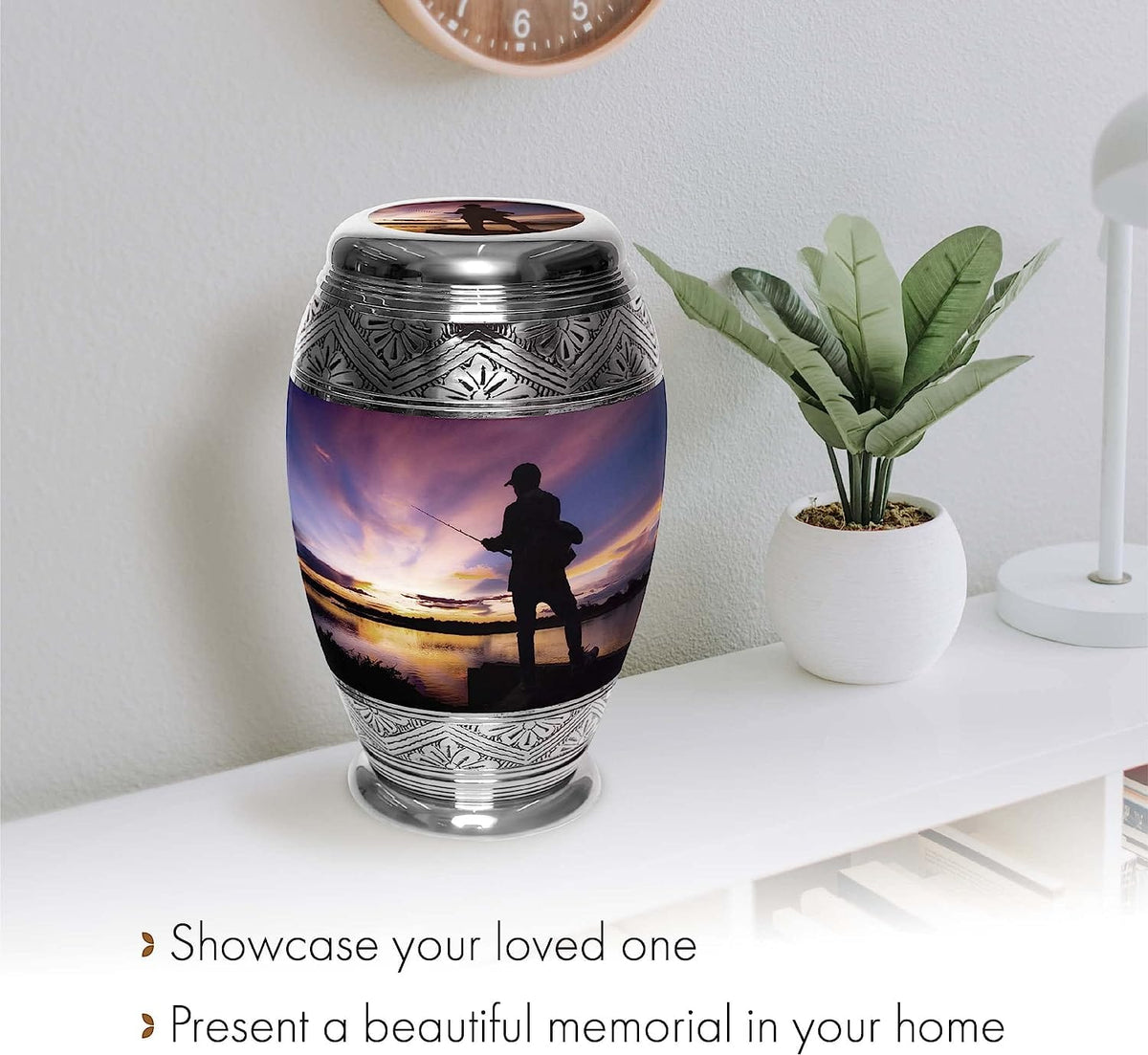 Commemorative Cremation Urns Gone Fishing Cremation Urns