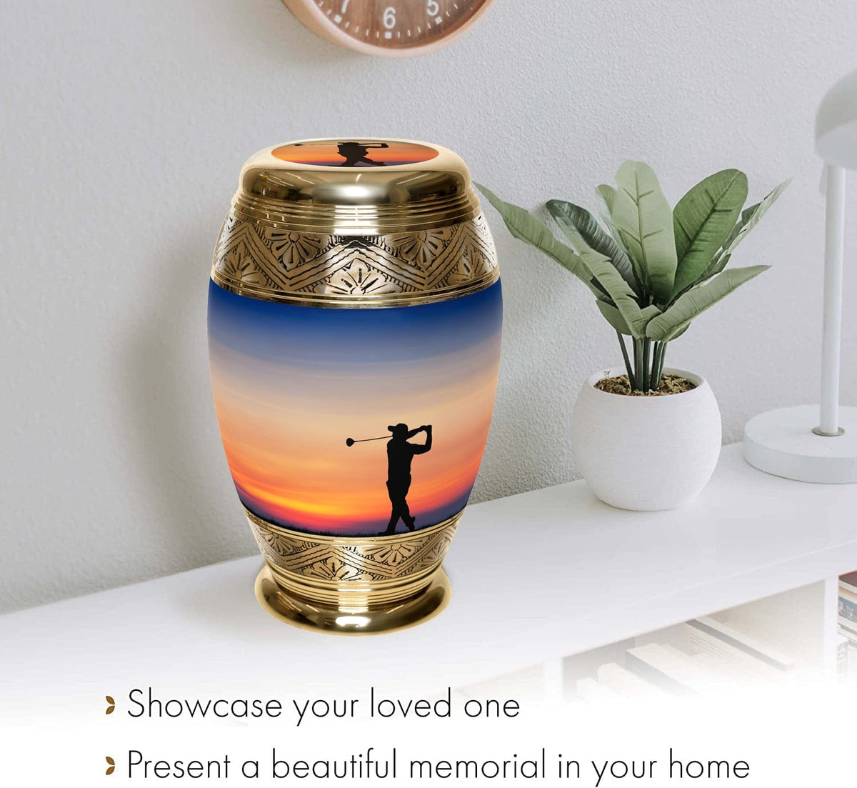 Commemorative Cremation Urns Gone Golfing Cremation Urn