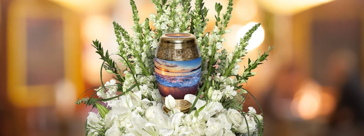 Commemorative Cremation Urns Hawaiian Sunset Cremation Urn