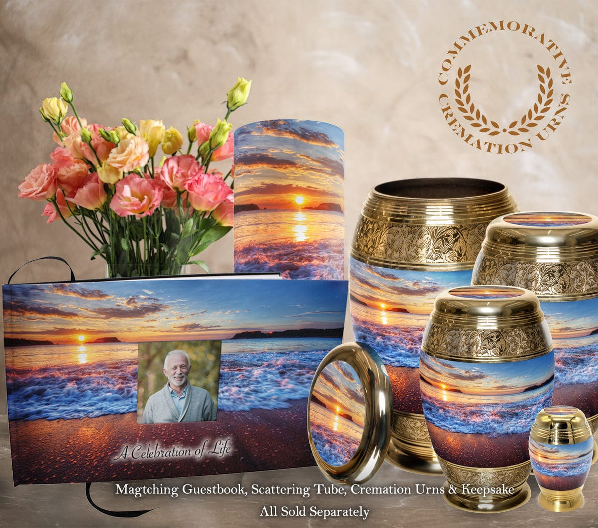 Commemorative Cremation Urns Hawaiian Sunset Cremation Urn