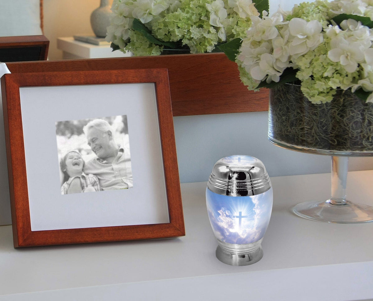 Commemorative Cremation Urns Heavenly Cross Cremation Urn