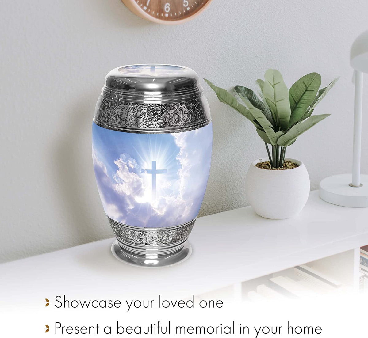 Commemorative Cremation Urns Heavenly Cross Cremation Urn