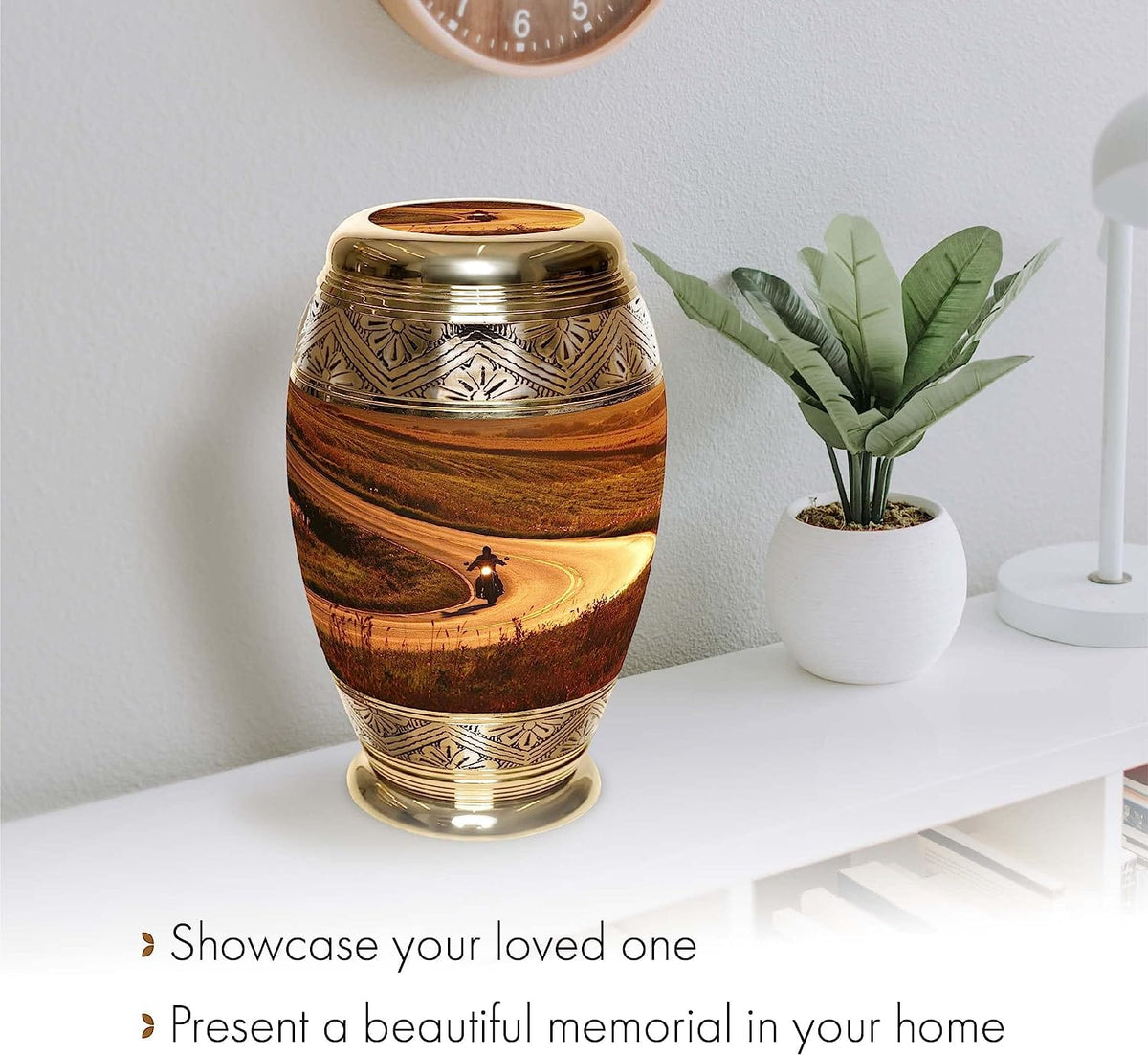 Commemorative Cremation Urns Highway to Heaven Motorcycle Cremation Urns