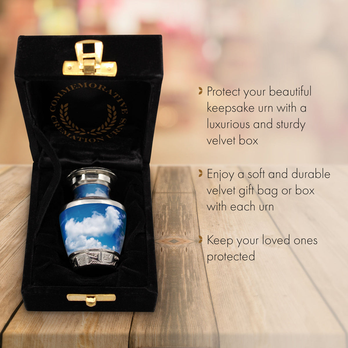Commemorative Cremation Urns Home & Garden 1 Keepsake Heavenly Clouds Cremation Urn