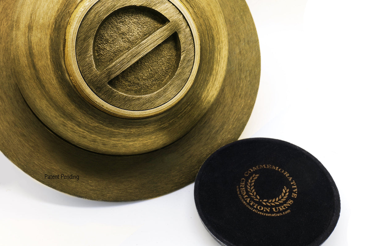 Commemorative Cremation Urns Home & Garden Atomic Gold 'My World' Planet Cremation Urns - Patent Pending