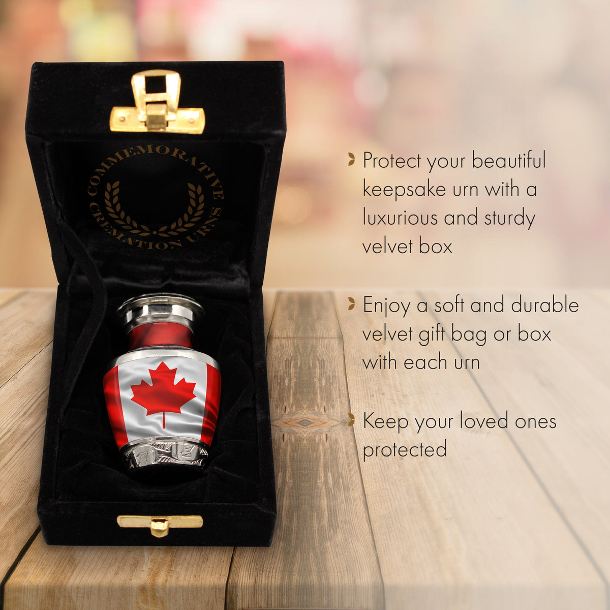 Commemorative Cremation Urns Home & Garden Canadian Flag Cremation Urns
