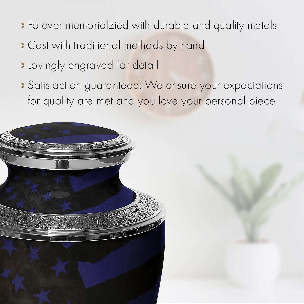 Commemorative Cremation Urns Home & Garden Coast Guard Flag Military Cremation Urn