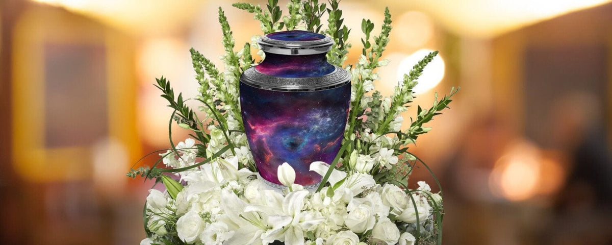 Commemorative Cremation Urns Home & Garden Interstellar Nebula Cremation Urn