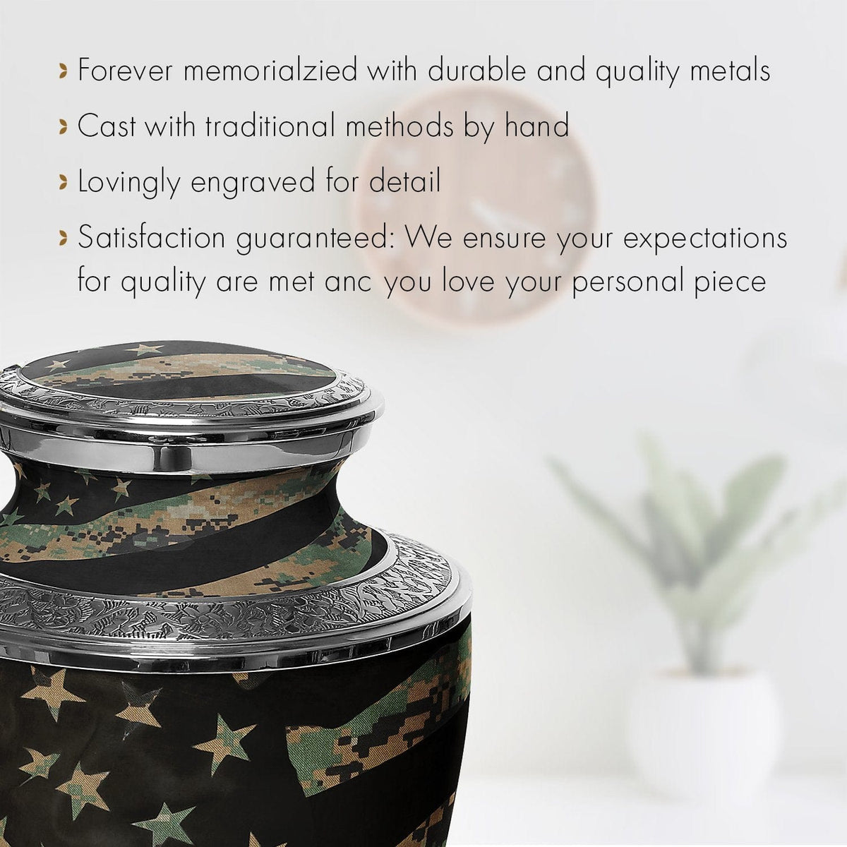 Commemorative Cremation Urns Home & Garden Marine Woodland Flag Military Cremation Urn