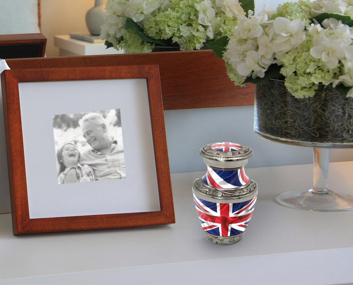 Commemorative Cremation Urns Home & Garden UK Flag Cremation Urns