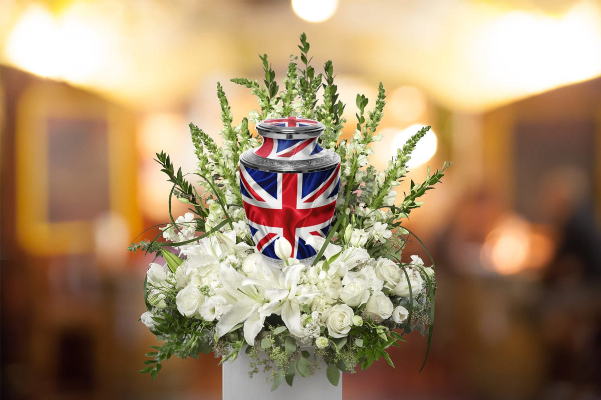 Commemorative Cremation Urns Home & Garden UK Flag Cremation Urns