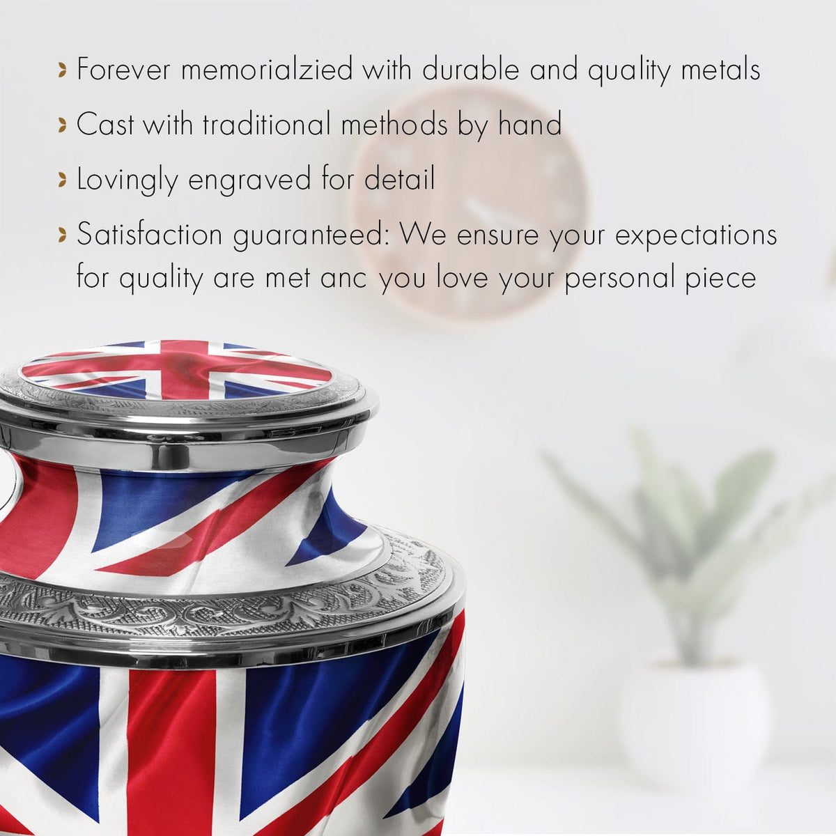 Commemorative Cremation Urns Home & Garden UK Flag Cremation Urns