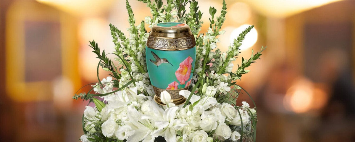 Commemorative Cremation Urns Hummingbird Cremation Urn