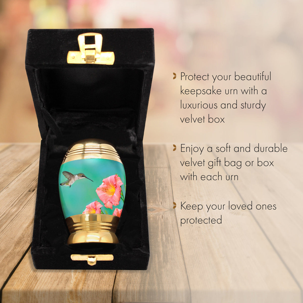 Commemorative Cremation Urns Hummingbird Cremation Urn
