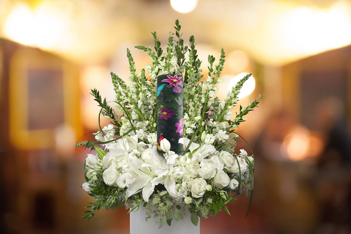 Commemorative Cremation Urns Magical Garden - Biodegradable & Eco Friendly Burial or Scattering Urn / Tube