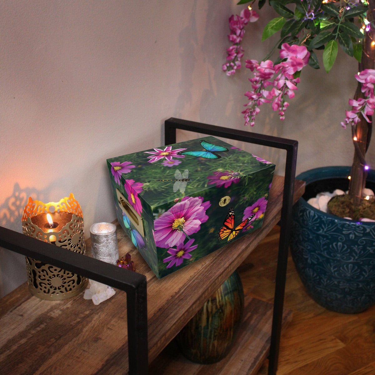 Commemorative Cremation Urns Magical Garden Memorial Collection Chest Cremation Urn