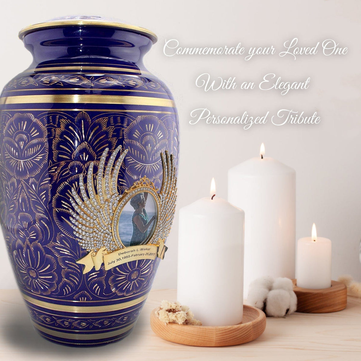 Commemorative Cremation Urns Majestic Purple Cremation Urns