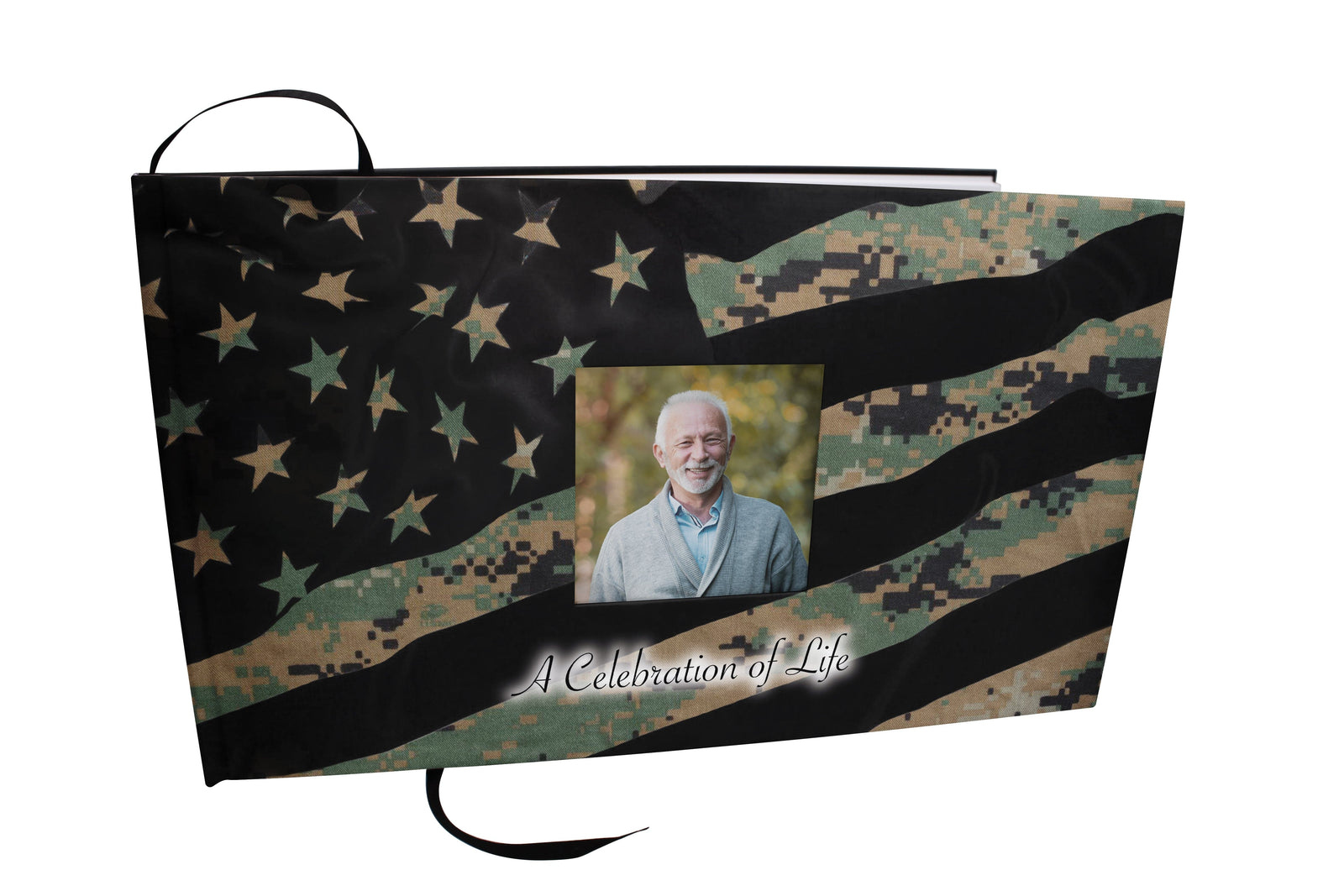 Commemorative Cremation Urns Marine Woodland Matching Themed 'Celebration of Life' Guest Book for Funeral or Memorial Service