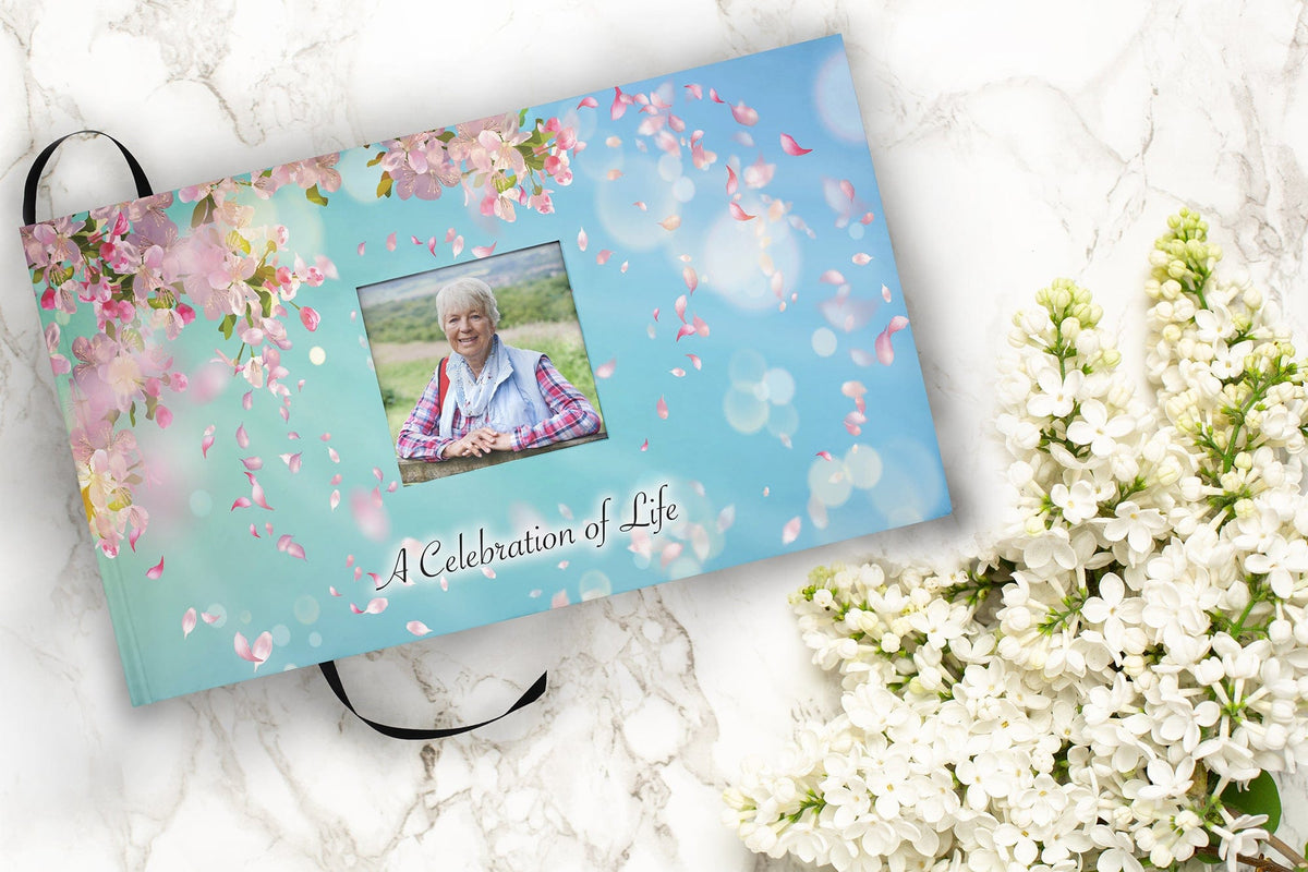Commemorative Cremation Urns Matching Guestbook Along the Breeze Biodegradable & Eco Friendly Burial or Scattering Urn / Tube