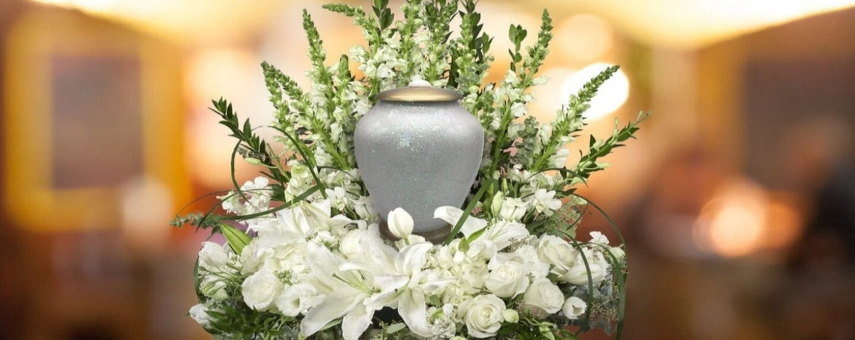 Commemorative Cremation Urns Prismatic Shimmering Light Cremation Urn
