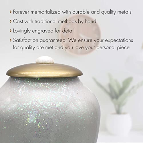 Commemorative Cremation Urns Prismatic Shimmering Light Cremation Urn