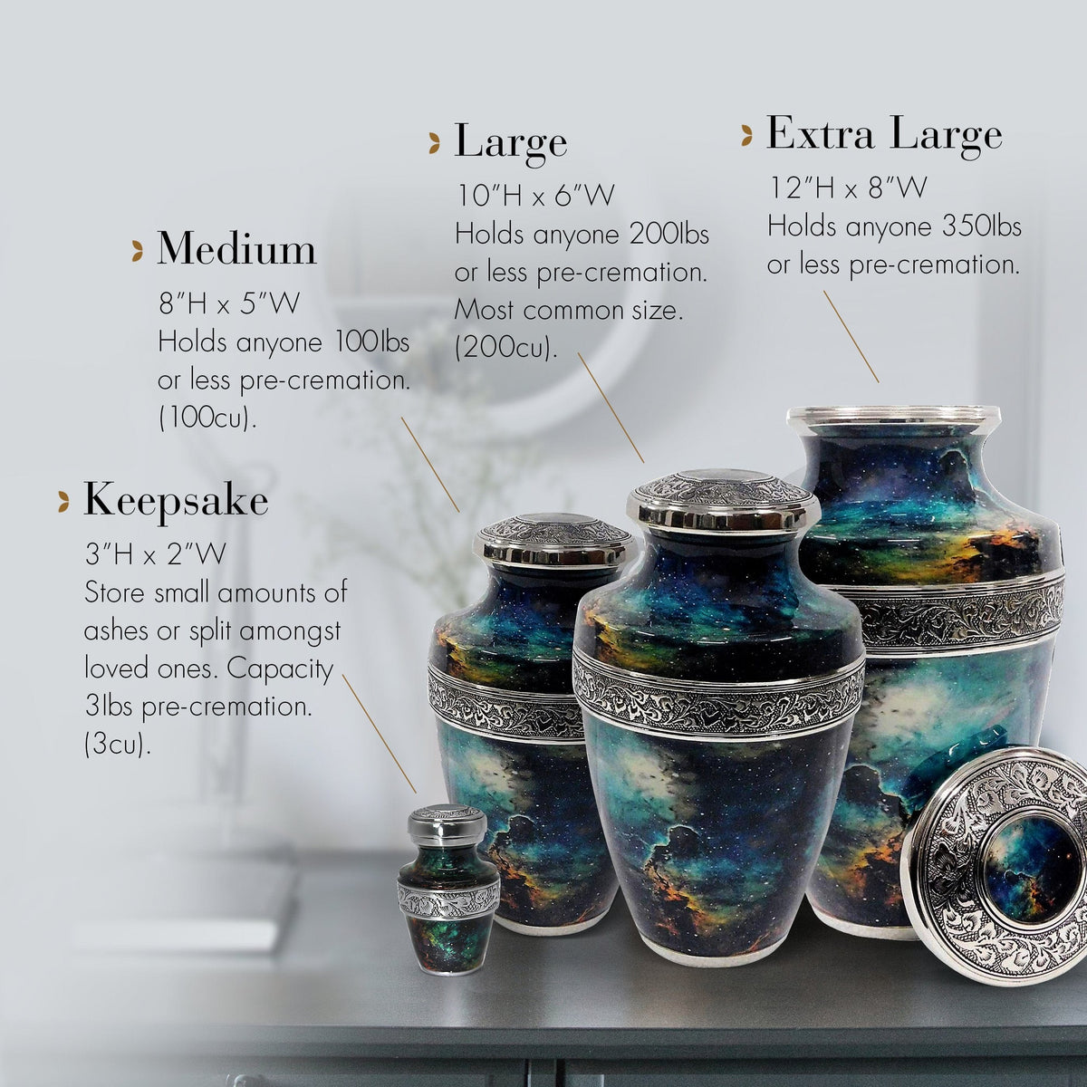 Commemorative Cremation Urns Supernova Cremation Urn